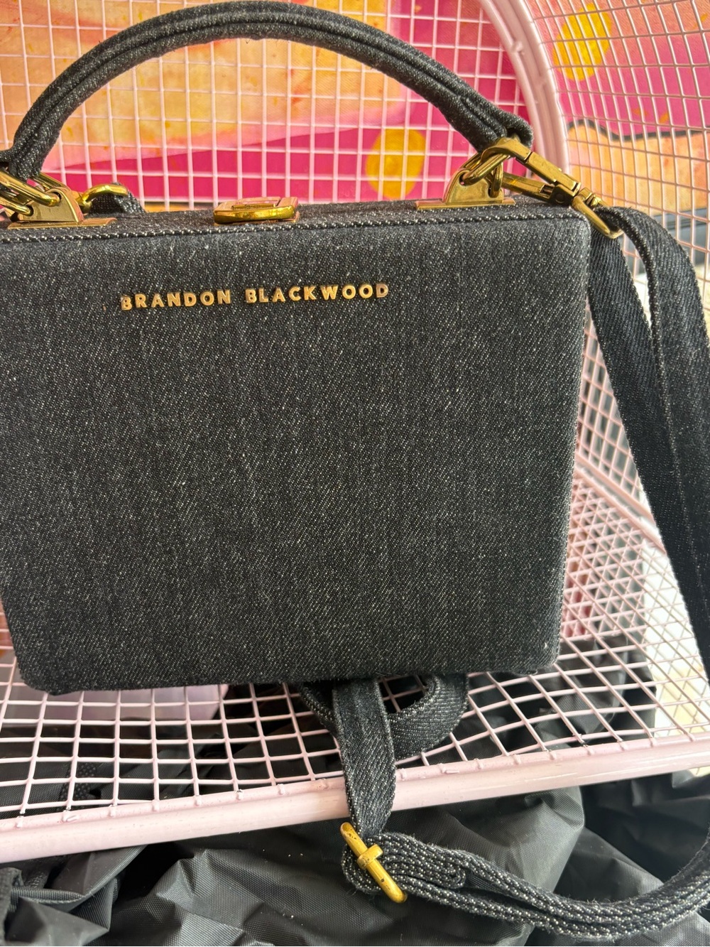 The Brandon Blackwood Kendrick Trunk in Dark Denim.